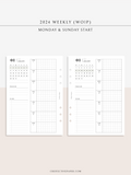 W108_G_WO1P_2024 | 2024 Weekly Planner, Grid