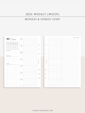 W108_G_WO2P_2024 | 2024 Weekly Planner, Grid