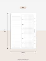 W108_G_WO2P | Weekly Planner, WO2P, Grid