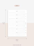 W108_G_WO2P | Weekly Planner, WO2P, Grid