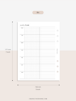 W126_WO1P | Weekly Planner, Week on a Page