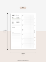 W108_G_WO2P_2024 | 2024 Weekly Planner, Grid