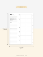 W108_GX_WO2P_2024 | 2024 Weekly Planner, Blank