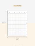 M123_G | Monthly Planner, MO1P, Grid