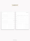 W114 | Week on 4 Pages, Weekly Schedule & Tracker & To-do Planner