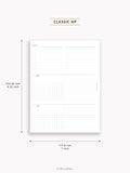W114 | Week on 4 Pages, Weekly Schedule & Tracker & To-do Planner