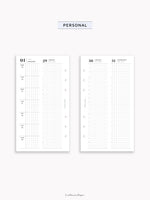 D131_2026 | 2026 Week on 4 Pages, Daily Schecule