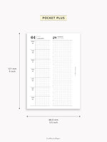 D131_2026 | 2026 Week on 4 Pages, Daily Schecule