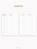 D131_2026 | 2026 Week on 4 Pages, Daily Schecule