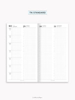 D131_2026 | 2026 Week on 4 Pages, Daily Schecule