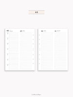 D131_2026 | 2026 Week on 4 Pages, Daily Schecule