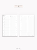 D131_2026 | 2026 Week on 4 Pages, Daily Schecule