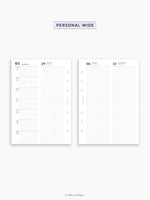 D131_2026 | 2026 Week on 4 Pages, Daily Schecule