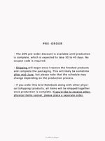 Pre-order | Grid Notebook, A6 Size
