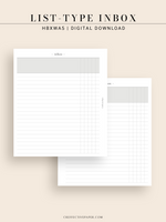 N116 | List-Type Inbox for Task, To-do, Project and Checklist