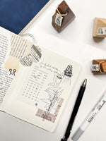 Grid Notebook, A6 Size
