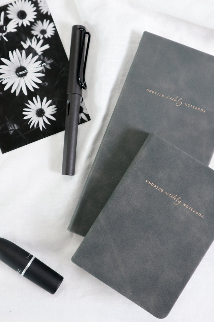 Undated Weekly Notebook, Weeks size – CreffectivePaper