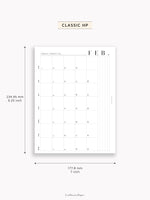 M111_2026 | 2026 Dated Monthly, MO1P