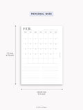 M112_2026 | 2026 Dated Monthly, MO1P
