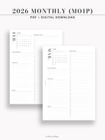 M113_V_2026 | 2026 Dated Monthly, MO1P