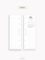 M118_2025 | 2025 Half-Page Calendar, Monthly Task list