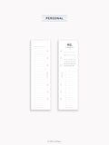 M118_2026 | 2026 Half-Page Calendar, Monthly Task list