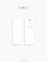 M118_2026 | 2026 Half-Page Calendar, Monthly Task list