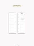M118_2026 | 2026 Half-Page Calendar, Monthly Task list
