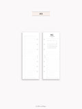 M118_2026 | 2026 Half-Page Calendar, Monthly Task list