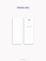 M118_2026 | 2026 Half-Page Calendar, Monthly Task list