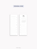 M118_2026 | 2026 Half-Page Calendar, Monthly Task list