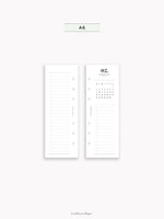 M118_2026 | 2026 Half-Page Calendar, Monthly Task list