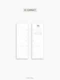 M118_2027 | 2027 Half-Page Calendar, Monthly Task list