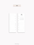 M118_2027 | 2027 Half-Page Calendar, Monthly Task list