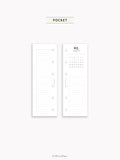 M118_2027 | 2027 Half-Page Calendar, Monthly Task list
