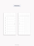 M129 | Horizontal Monthly Planner, MO2P