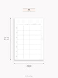 M129 | Horizontal Monthly Planner, MO2P