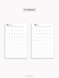 M133_B_2027 | 2027 Monthly, MO1P, Blank
