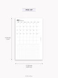 M133_B_2027 | 2027 Monthly, MO1P, Blank