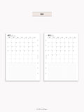 M133_B_2027 | 2027 Monthly, MO1P, Blank