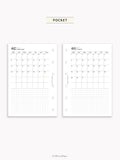 M133_B_2027 | 2027 Monthly, MO1P, Blank