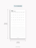 M133_B_2027 | 2027 Monthly, MO1P, Blank