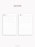 M133_B_2027 | 2027 Monthly, MO1P, Blank
