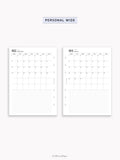 M133_B_2027 | 2027 Monthly, MO1P, Blank