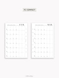 M134_B_2027 | 2027 Monthly, MO1P, Blank