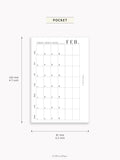 M134_B_2027 | 2027 Monthly, MO1P, Blank