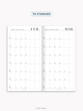 M134_B_2027 | 2027 Monthly, MO1P, Blank