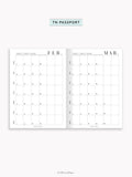 M134_B_2027 | 2027 Monthly, MO1P, Blank