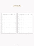 M134_B_2027 | 2027 Monthly, MO1P, Blank