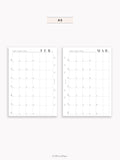M134_B_2027 | 2027 Monthly, MO1P, Blank